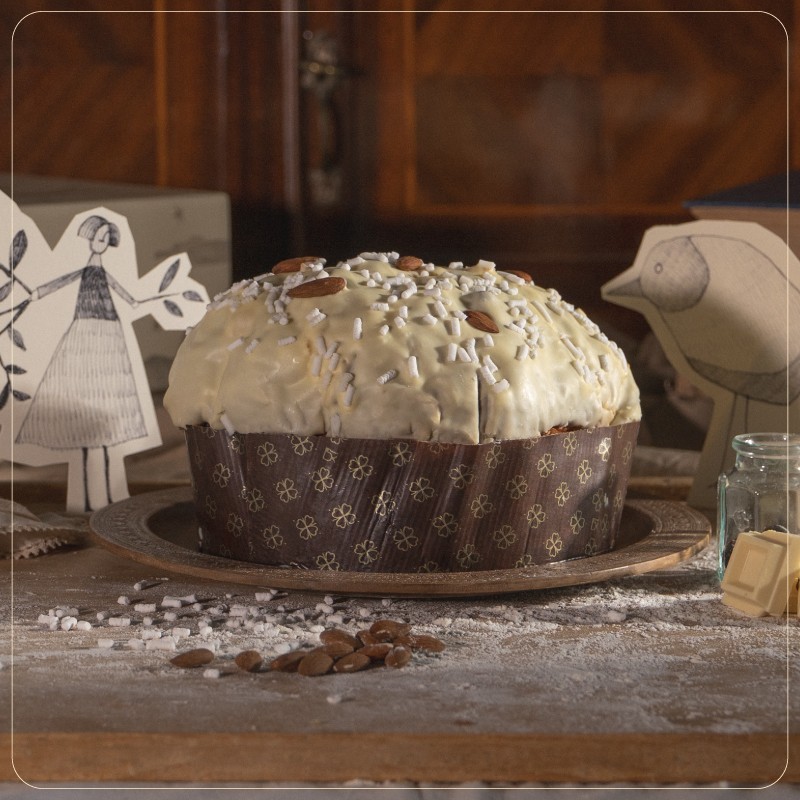 Panettone Amarena e Cioccolato Bianco